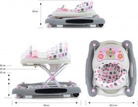 Milly Mally Milly Mally Chodzik dla Dziecka Patrol Plus Pastel Dots 11