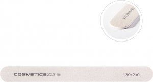 Cosmetics Zone Pilnik do naturalnych paznokci cienki prosty - slim 180/240 1