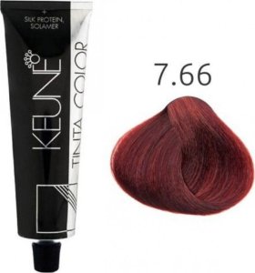 Keune Keune, Tinta Color, Permanent Hair Dye, 7.66 Medium Intense Red Blonde, 60 ml For Women 2