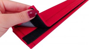 Pok-ter Nakładki na pasy bezpieczeństwa ekoskóra (czarne) 2 szt 2