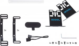 Alphacool Core 200 Aurora ARGB Zbiornik wyrównawczy z pompą VPP Acryl - czarny 6