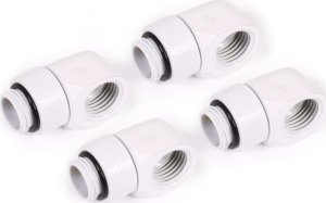 Alphacool Alphacool Eiszapfen L-Verbinder drehbar G1/4 AG auf G1/4 IG - 4 Stck wei 2