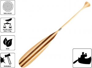 John Paddle Pagaj John Paddle Canoe Beavertail Paski - ogon bobra 136 cm 1