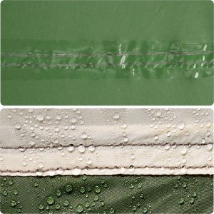 vidaXL Parawan kempingowy, zielony, 366x152x152 cm, wodoszczelny 11