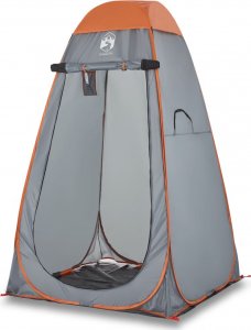 vidaXL vidaXL Namiot przebieralnia typu pop-up, szaro-pomarańczowy 2