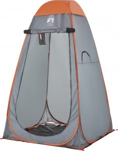 vidaXL vidaXL Namiot przebieralnia typu pop-up, szaro-pomarańczowy 3
