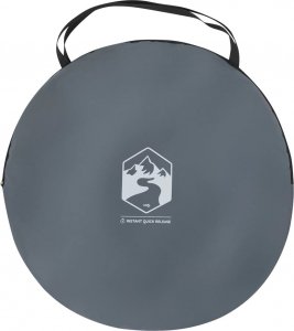 vidaXL vidaXL Namiot przebieralnia typu pop-up, szaro-pomarańczowy 8