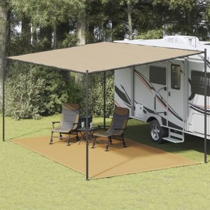 vidaXL vidaXL Wykładzina do namiotu, kolor piaskowy, 300x600 cm, HDPE 1