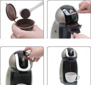 Verk 5 x kapsułki dolce gusto wielokrotnego użytku kawy 5 x kapsułki dolce gusto wielokrotnego użytku kawy 11