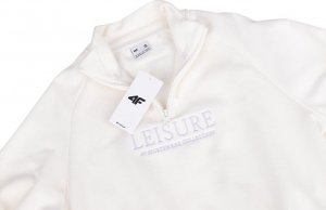 4f Bluza damska 4F F0718 kremowa 4FAW23TSWSF0718 12S M 4