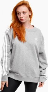 Adidas Bluza damska adidas Essentials 3-Stripes szara IC9905 S 1