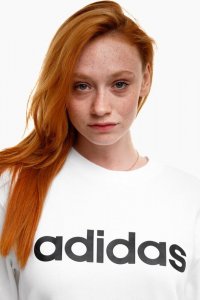 Adidas Bluza damska adidas Essentials Linear French Terry biała IC6879 S 3