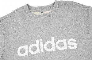 Adidas Bluza damska adidas Essentials Linear French Terry szara IC6880 L 4