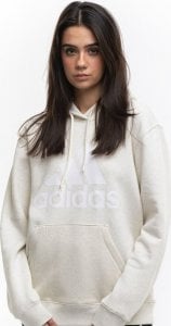 Adidas Bluza damska adidas Essentials Big Logo Regular Fleece beżowa IM0252 XS 1