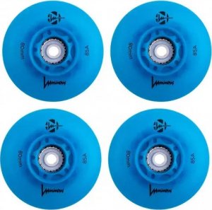 Seba/FR Skates Kółka świecące do rolek Seba LUMINOUS 80mm/85A Blue Ocean Glow 4 sztuki 2