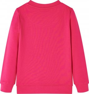 vidaXL Bluza dziecięca, jaskrawy róż, 104 2