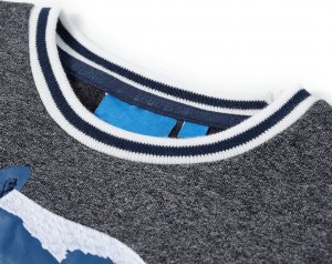 vidaXL Bluza dziecięca, granatowy melanż, 104 3