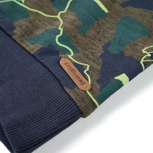 vidaXL Bluza dziecięca, ciemne khaki melanż, 140 4