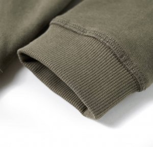 vidaXL Bluza dziecięca z kapturem, khaki, 116 5