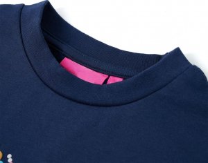 vidaXL Bluza dziecięca, granatowa, 104 3