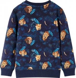 vidaXL Bluza dziecięca, granatowa, 104 2