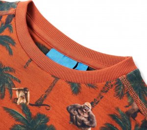 vidaXL Bluza dziecięca, jasnordzawa, 140 3