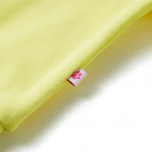 vidaXL Bluza dziecięca, żółta, 104 5