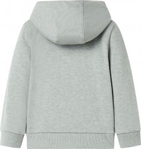 vidaXL Bluza dziecięca z kapturem i suwakiem, jasne khaki melanż, 92 2