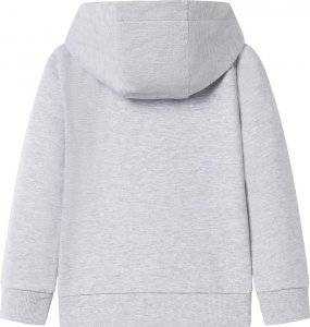 vidaXL Bluza dziecięca z kapturem i suwakiem, szara, 92 2