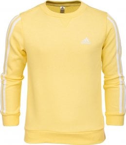 Adidas Bluza dla dzieci adidas Essentials 3-Stripes Crewneck żółta HP1273 116cm 1