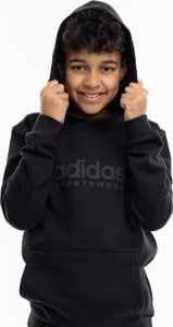 Adidas Bluza dla dzieci adidas ALLSZN GFX HD czarna IS4661 152cm 1