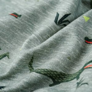 vidaXL Bluza dziecięca, jasne khaki melanżowe, 116 7