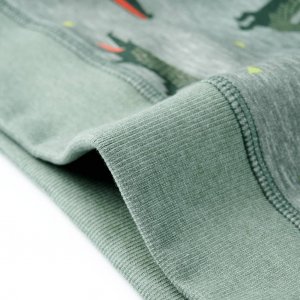 vidaXL Bluza dziecięca, jasne khaki melanżowe, 140 6