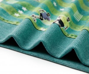 vidaXL Bluza dziecięca, jasnozielony melanż, 140 5