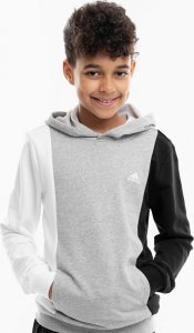 Adidas Bluza dla dzieci adidas CB FT HD szaro-biało-czarna IP0386 152cm 1