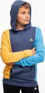 Adidas Bluza dla dzieci adidas CB FT HD niebiesko-żółta IS2689 152cm 1