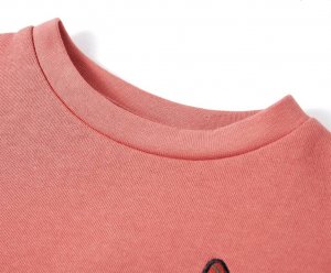 vidaXL Bluza dziecięca z blokami kolorów, różowa, 128 3