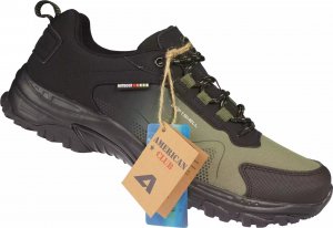 Buty trekkingowe męskie American Club Męskie buty trekkingowe American Club WT-172/24 zielone buty sportowe 46 1