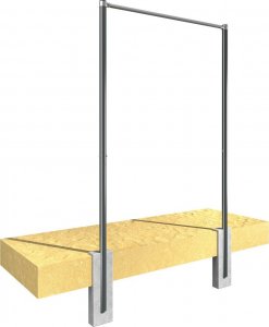 UnderFit Drążek ogrodowy do podciągania z poręczami OCYNK Street workout UNDERFIT UF9880 2