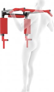 UnderFit Drążek i poręcze 2w1 do ściany lub drabinki UNDERFIT 5