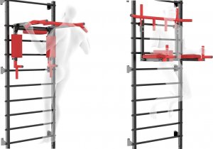 UnderFit Drążek i poręcze 2w1 do ściany lub drabinki UNDERFIT 7