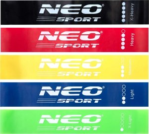 Triton NeoSport Zestaw taśma oporowych do ćwiczeń NS-959  5 szt 2