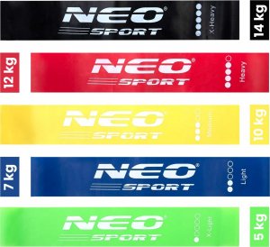 Triton NeoSport Zestaw taśma oporowych do ćwiczeń NS-959  5 szt 4