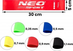 Triton NeoSport Zestaw taśma oporowych do ćwiczeń NS-959  5 szt 6