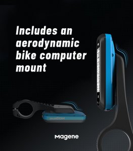 Magene Licznik rowerowy Magene C406 czarny z uchwytem 11