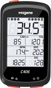 Magene Licznik rowerowy Magene C406 czarny z uchwytem 14
