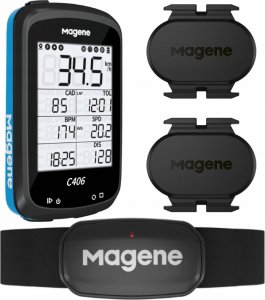 Magene Licznik rowerowy Magene C406 czarny z uchwytem 32