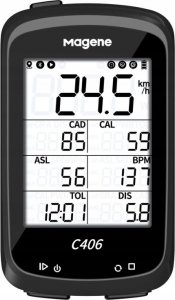 Magene Licznik rowerowy Magene C406 czarny z uchwytem 33