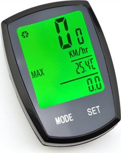 Rosfix LICZNIK ROWEROWY BEZPRZEWODOWY TERMOMETR TRYB NOC 2