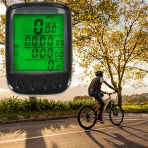 KIK Licznik rowerowy wodoodporny przewodowy 25w1 8